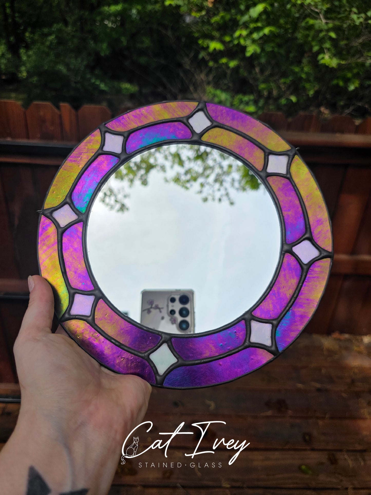 8in Mirror Glass Pattern Digital Download
