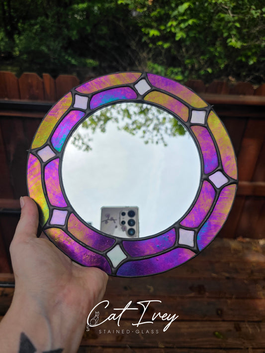 Stary Stained Glass Mirror (discounted)